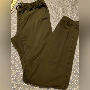 CJ Black Casual Pants Mens Size XL Drawstring/Elastic Waist Size 34”, Inseam 32”